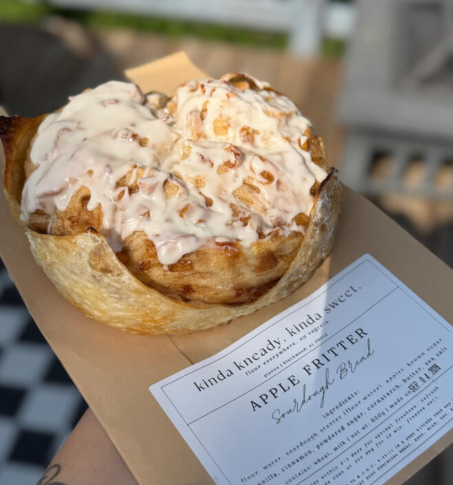 september's loaf of the month: apple fritter